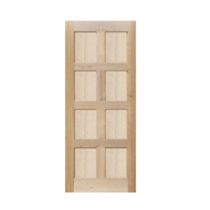 Swartland High Craft 8 Panel Mixed Timber Door