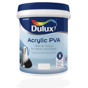 Dulux Acrylic PVA Paint Brilliant White 20 L