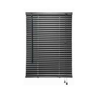 Design House PVC Venetian Blinds Dark Grey 1000 x 25 x 1000 mm